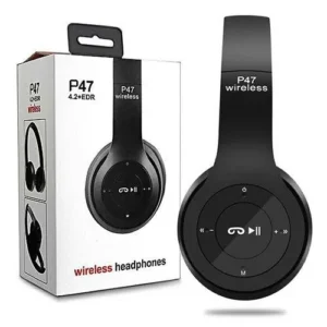 Wireless Headphones, P47 Bluetooth Foldable Headset